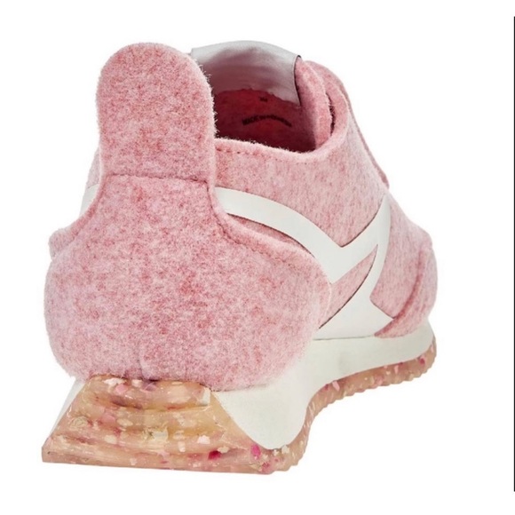 Rag & Bone Retro Runner Felted Wool Blend Pink Sneakers - Picture 12 of 16
